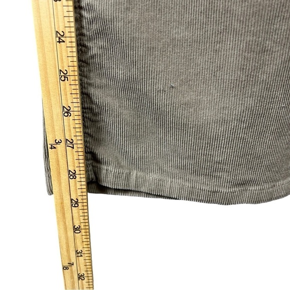 Eddie Bauer Corduroy Women's Curvy Bootcut Pants 12 Khaki Tan Stretch - Picture 10 of 11
